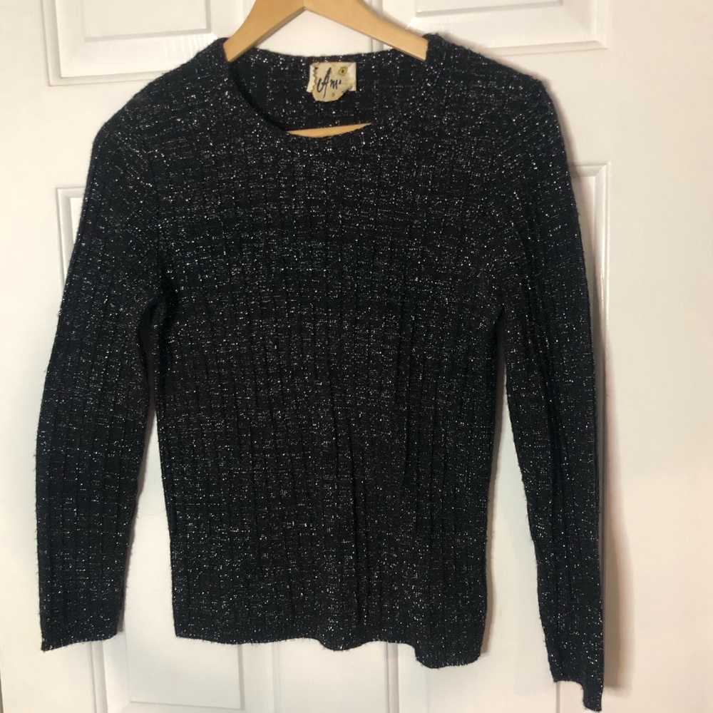 Vintage 90’s Black Sparkle Sweater